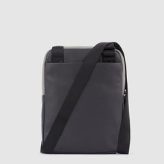 Piquadro CA1816UB00 - Borsello Porta Ipad®10,5"/Ipad 9,7" Nero-Grigio
