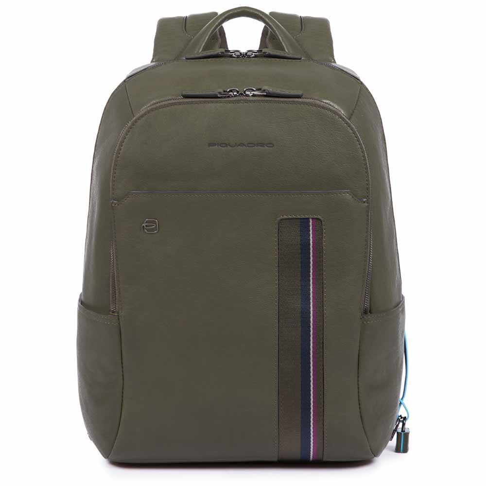 Piquadro Zaino Porta Computer/ Ipad®10,5’’/9,7” Con Tas Verde Oliva CA3214B3S