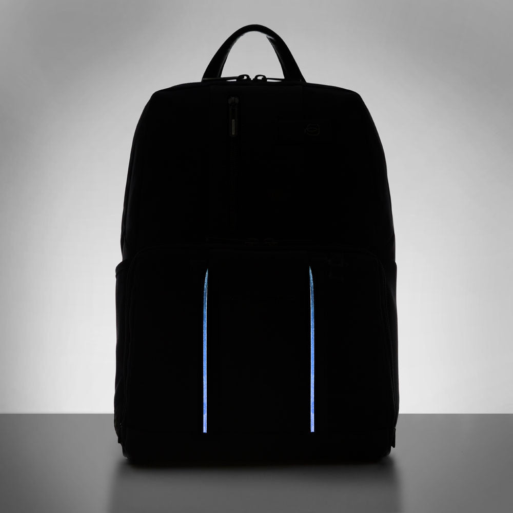 Zaino Piquadro In Tessuto Riciclato Nero CA3214BR2L/N