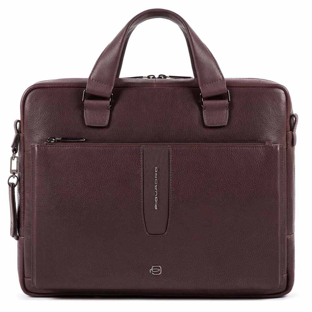 Cartella Sottile Porta Computer E Porta Ipad Melanzana Piquadro CA4098W101/M