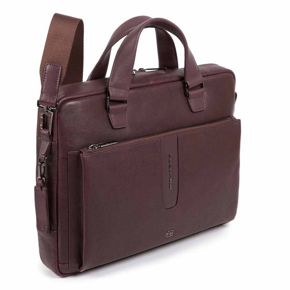 Cartella Sottile Porta Computer E Porta Ipad Melanzana Piquadro CA4098W101/M