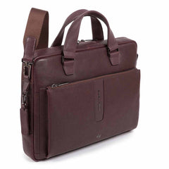 Cartella Sottile Porta Computer E Porta Ipad Melanzana Piquadro CA4098W101/M