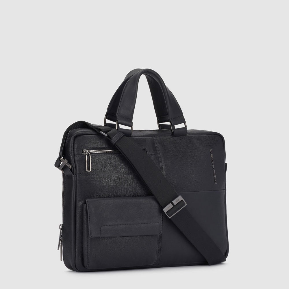 Piquadro CA4098W116 - Cartella Porta Computer 14" E Porta Ipad® Nero