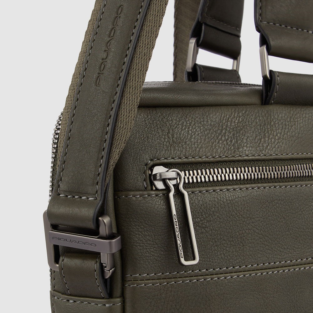 Piquadro CA4098W116 - Cartella Porta Computer 14" E Porta Ipad® Verde Militare