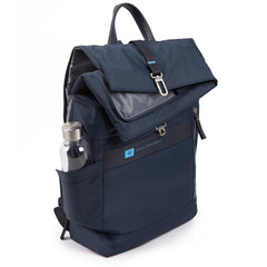 Zaino Roll Top In Nylon Rigenerato Porta Pc Nero Piquadro CA4451BIO/N
