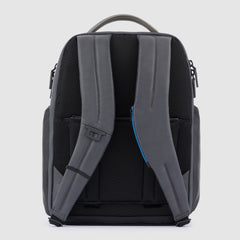 Piquadro CA4532UB00 - Zaino Fast-Check Porta Pc/Ipad® Personalizzabile Nero-Grigio