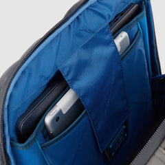 Piquadro CA4532UB00 - Zaino Fast-Check Porta Pc/Ipad® Personalizzabile Nero-Grigio