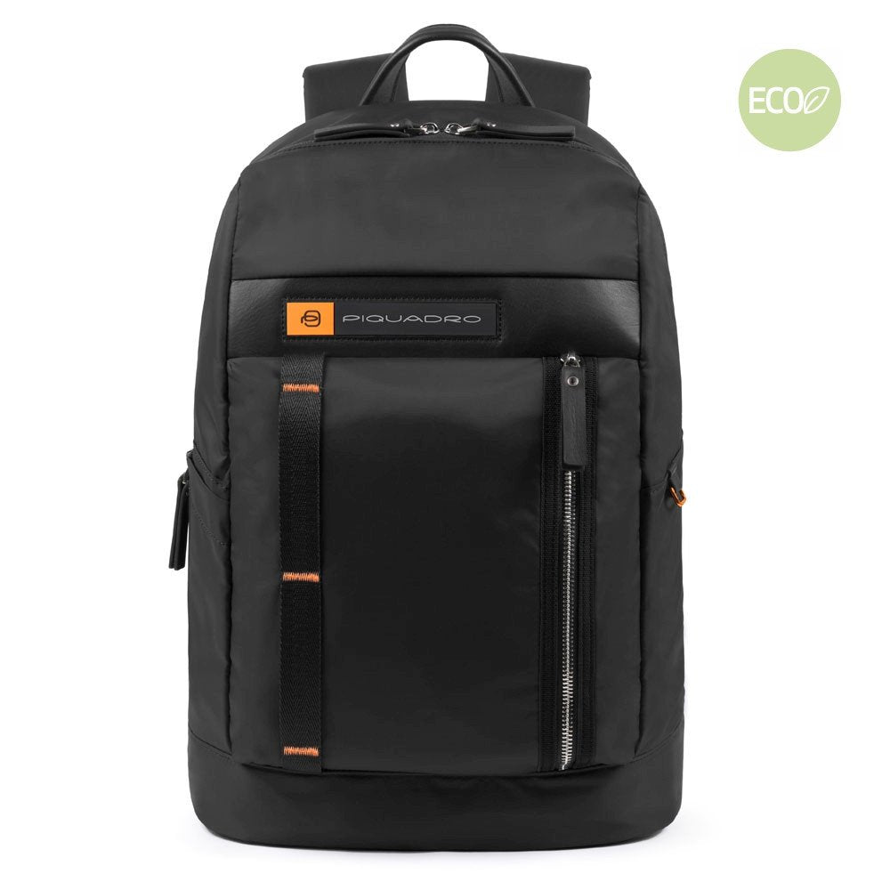 Zaino In Nylon Rigenerato Porta Computer Nero Piquadro CA4545BIO/N