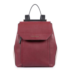 Zaino Con Patta In Pelle Rosso Mattone Piquadro CA4579W92/R