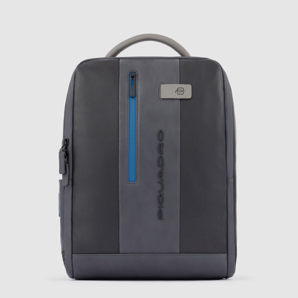 Piquadro CA4818UB00 - Zaino Porta Pc E Ipad® Con Cavo Antifurto Nero-Grigio