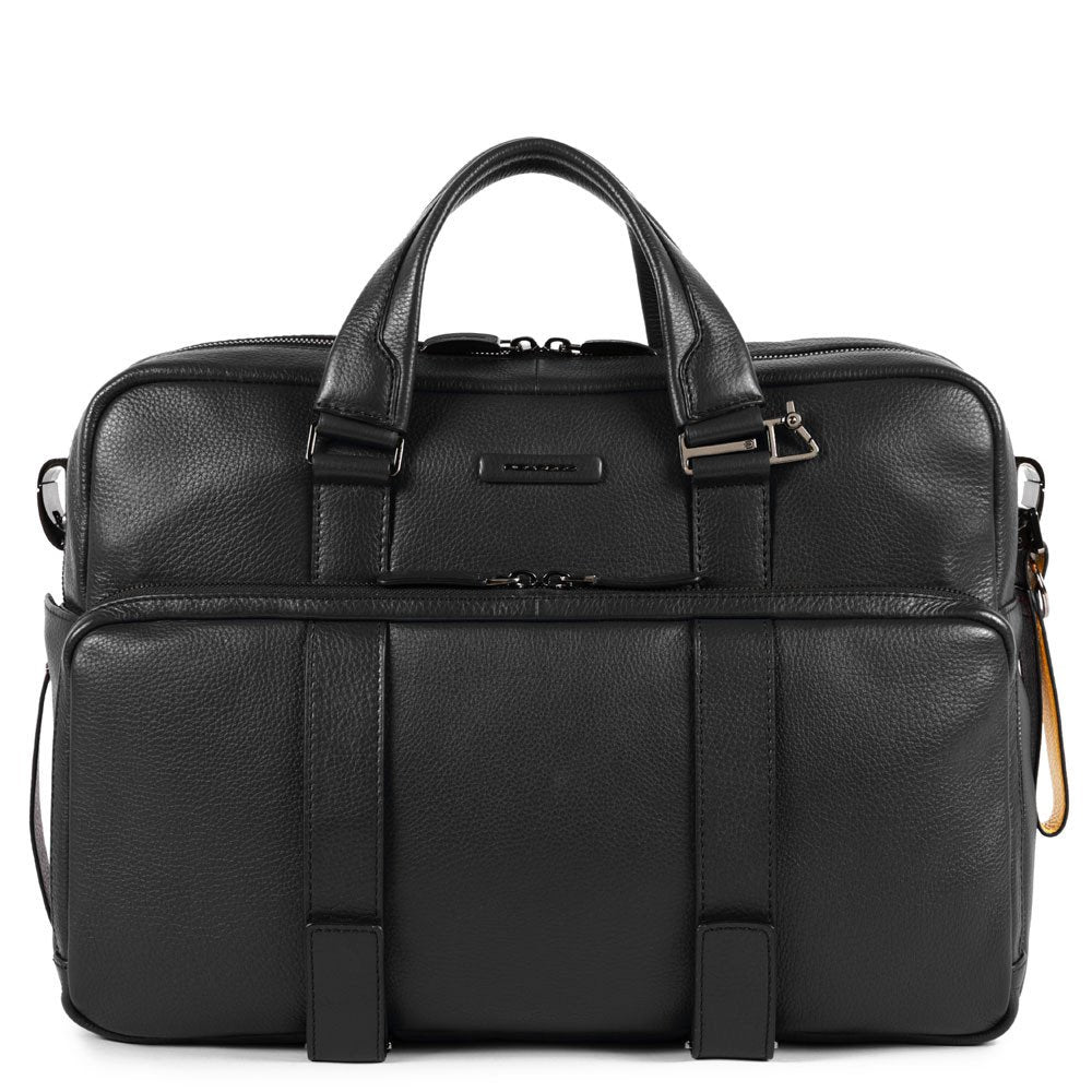 Piquadro Cartella A Due Manici Porta Computer E Porta Ipad® Nero CA4895MOS/N