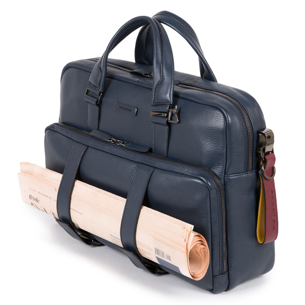 Piquadro Cartella A Due Manici Porta Computer E Porta Ipad® Nero CA4895MOS/N