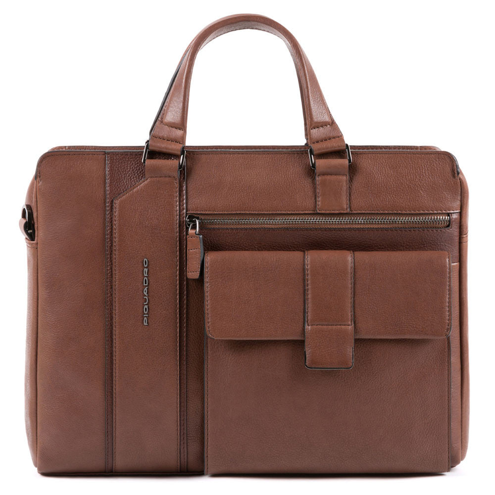 Cartella A Due Manici Porta Computer E Porta Ipad Testa Di Moro Piquadro CA4939S105/TM