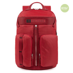 Piquadro Zaino In Nylon Rigenerato Porta Computer Rosso CA5038BIO/R