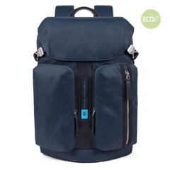 Zaino In Nylon Rigenerato Porta Computer Blu Oltremare Piquadro CA5039BIO/BLU