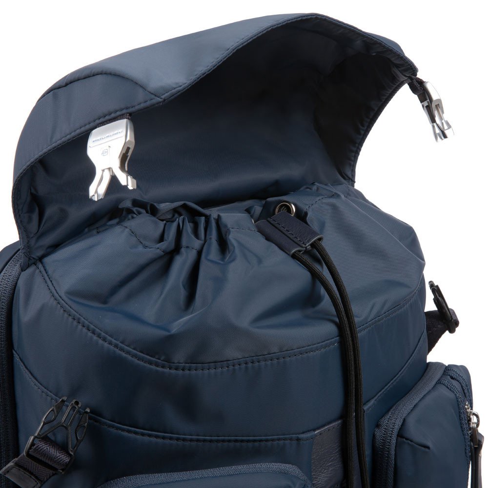 Zaino In Nylon Rigenerato Porta Computer Blu Oltremare Piquadro CA5039BIO/BLU