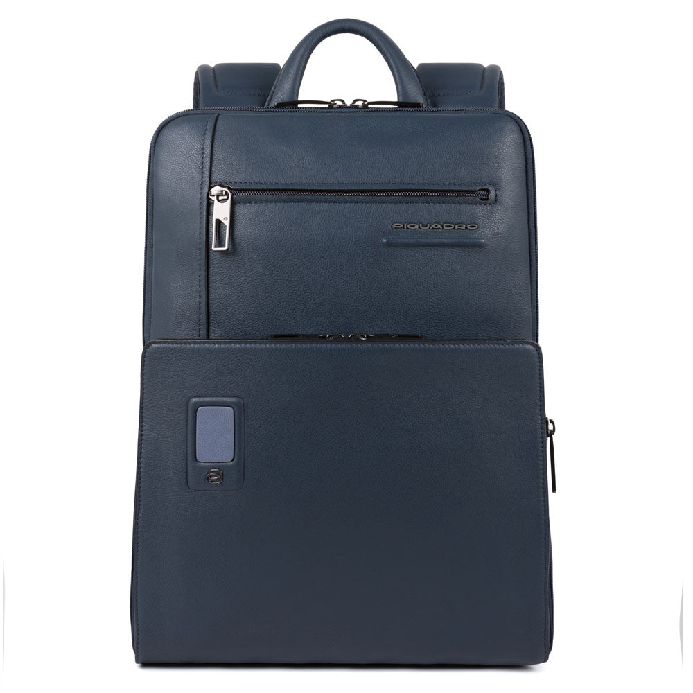 Zaino Sottile Espandibile Personalizzabile Porta Blu Oltremare Piquadro CA5102AO/BLU