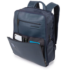 Zaino Sottile Espandibile Personalizzabile Porta Blu Oltremare Piquadro CA5102AO/BLU
