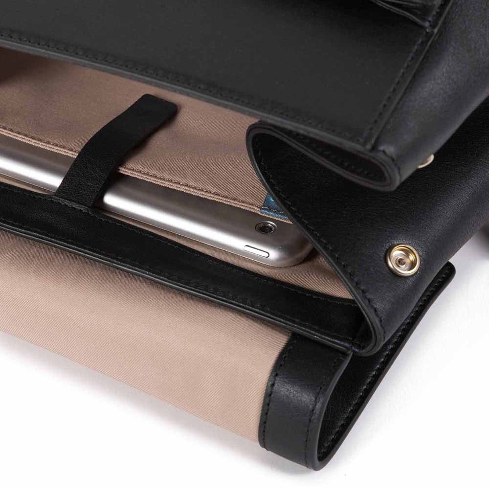 Piquadro Zaino Donna Espandibile Porta Ipad®Pro 12,9’’ Nero CA5278DF/N