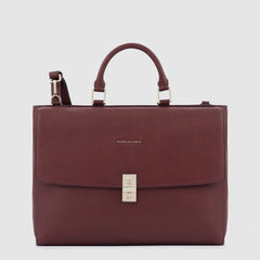 Piquadro CA5279DF - Cartella Porta Computer A Due Manici Bordeaux