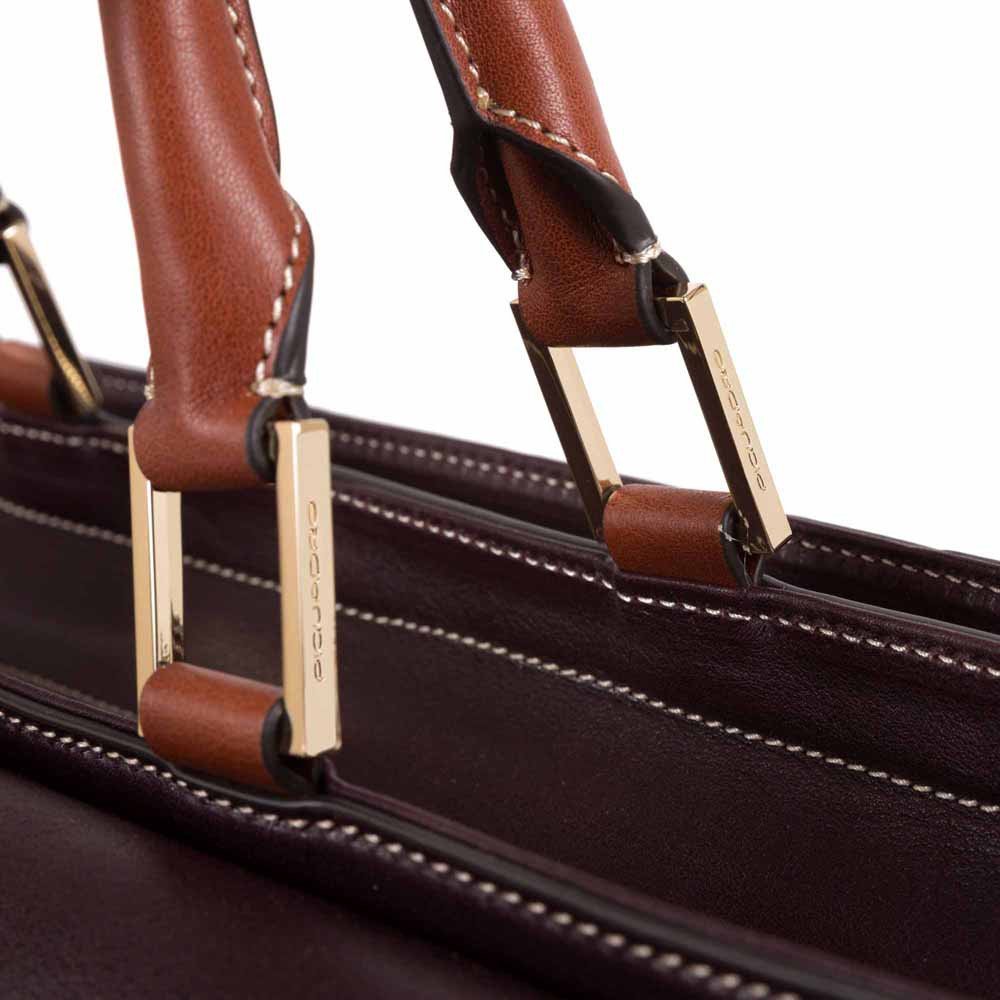 Piquadro Cartella Porta Computer A Due Manici Melanzana - Cuoio CA5279DSF/MCU