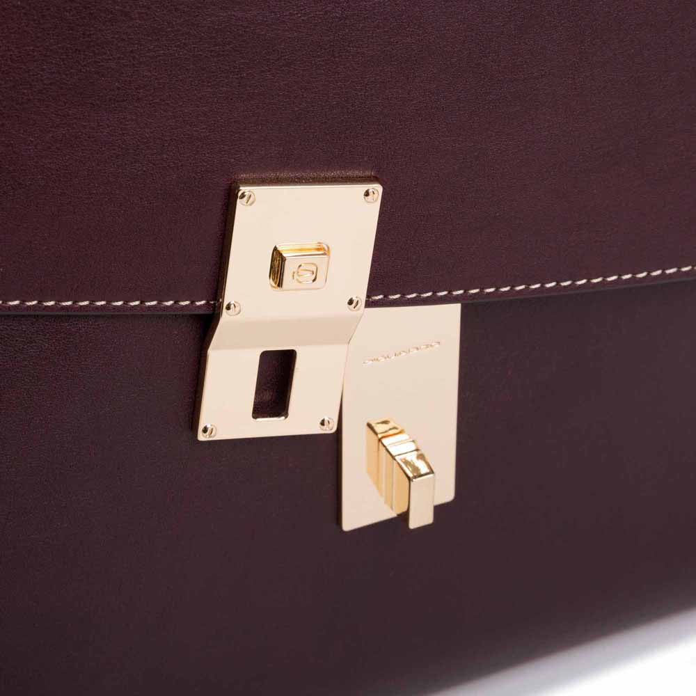 Piquadro Cartella Porta Computer A Due Manici Melanzana - Cuoio CA5279DSF/MCU