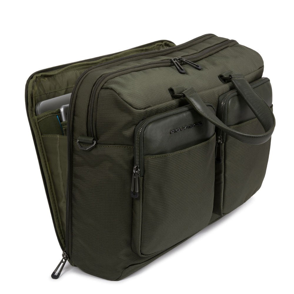 Cartella A Due Manici Porta Computer Piquadro Verde Oliva CA5314S115/VE