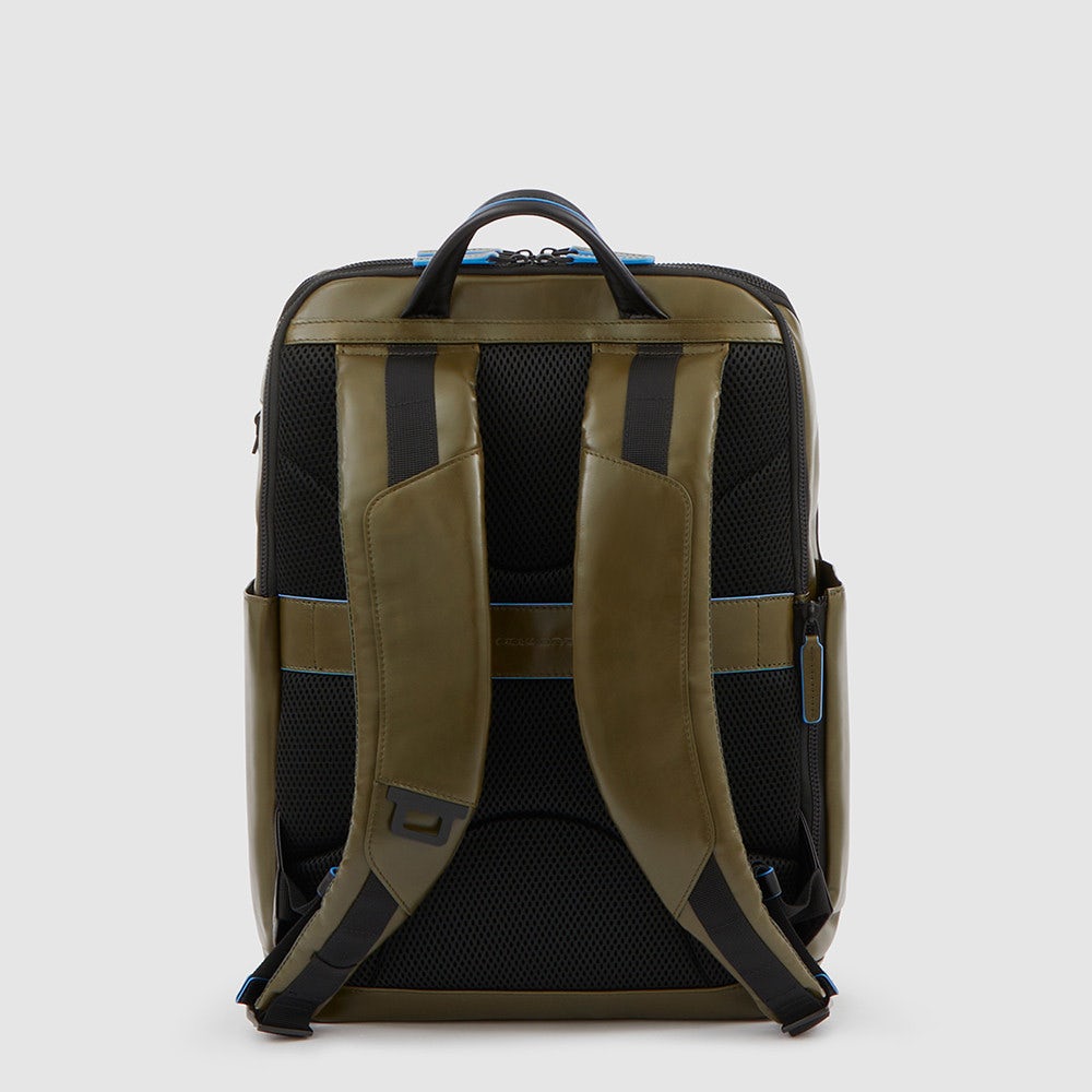 Piquadro CA5381B2V/VEN Zaino Porta Computer Con Porta Bottiglia/Ombrello Verde/Nero