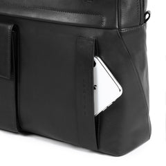 Cartella A Due Manici Porta Computer Piquadro Nero CA5441S111/N