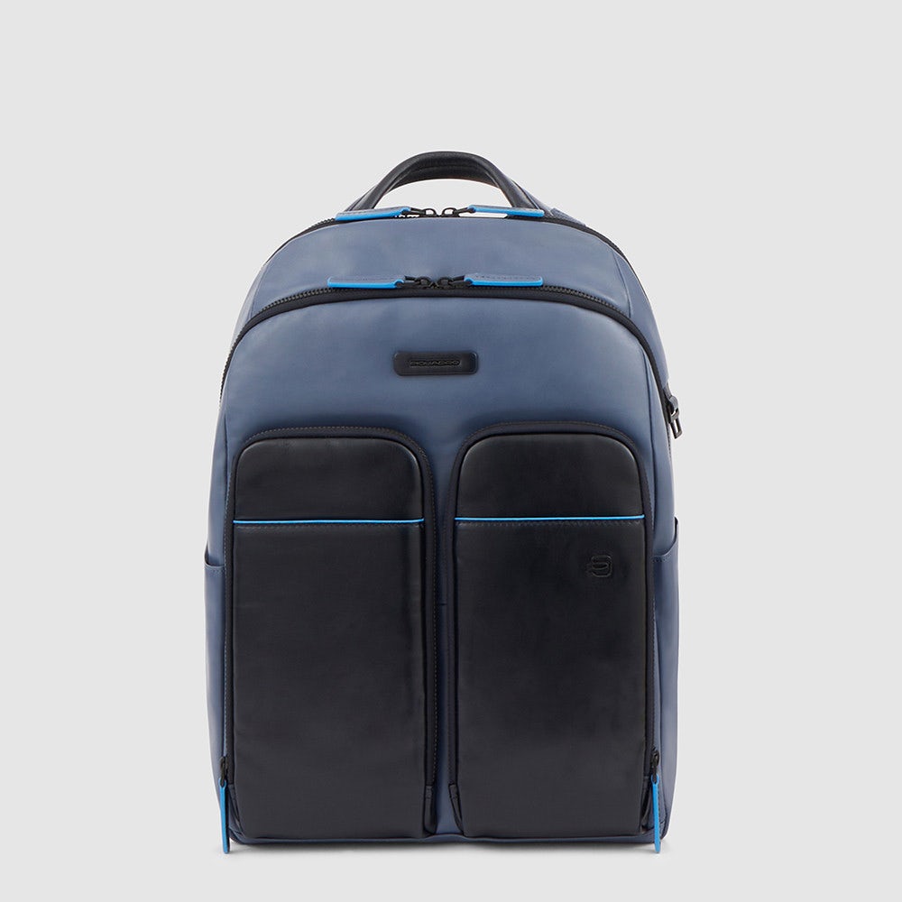 Piquadro CA5574B2V/BLBL Zaino Porta Computer E Porta Ipad® Con Protezione Blu Blu