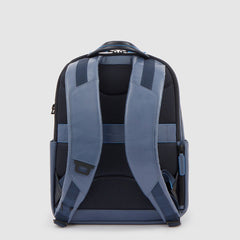 Piquadro CA5574B2V/BLBL Zaino Porta Computer E Porta Ipad® Con Protezione Blu Blu