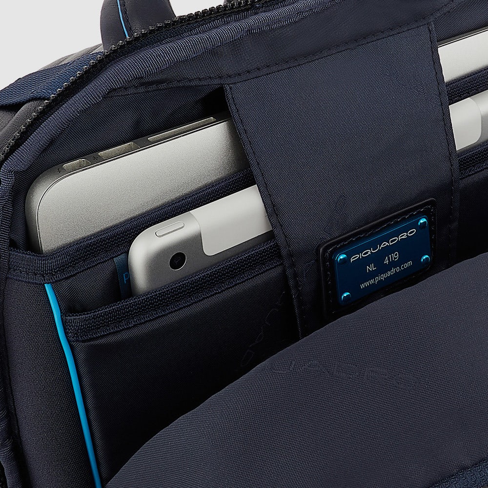 Piquadro CA5574B2V/BLBL Zaino Porta Computer E Porta Ipad® Con Protezione Blu Blu