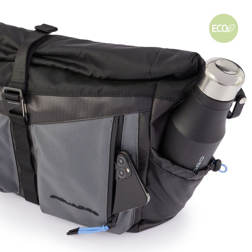 Messenger Piquadro Porta Computer In Tessuto Nero CA5672S120/N