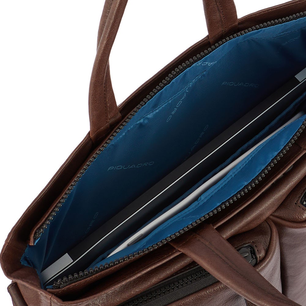 Borsa A Due Manici Piquadro Per Computer E Porta Ipad Nero CA5681AP/N