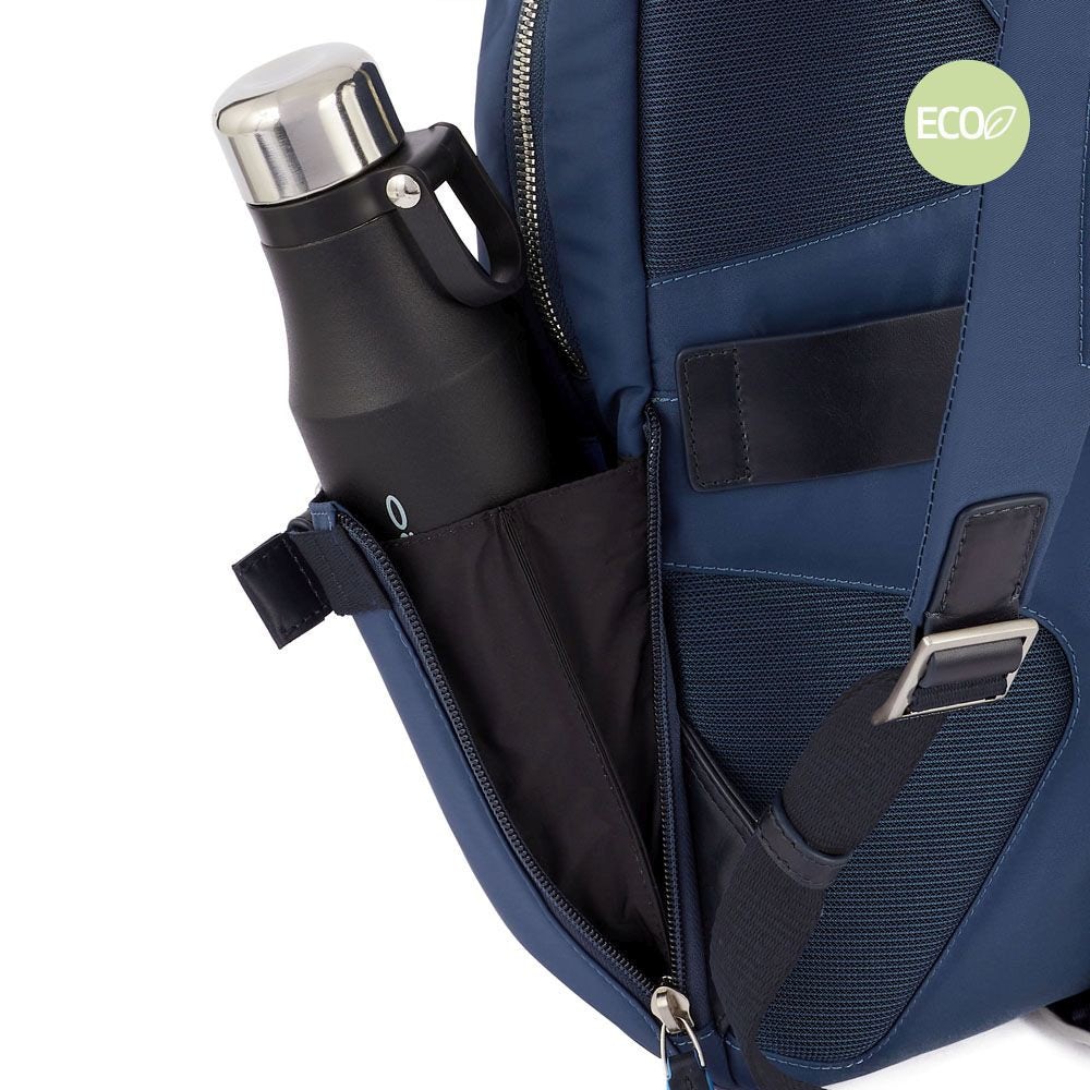 Zaino Piquadro Porta Pc E Porta Ipad In Tessuto Riciclato Blu Notte CA5699RY/BLU