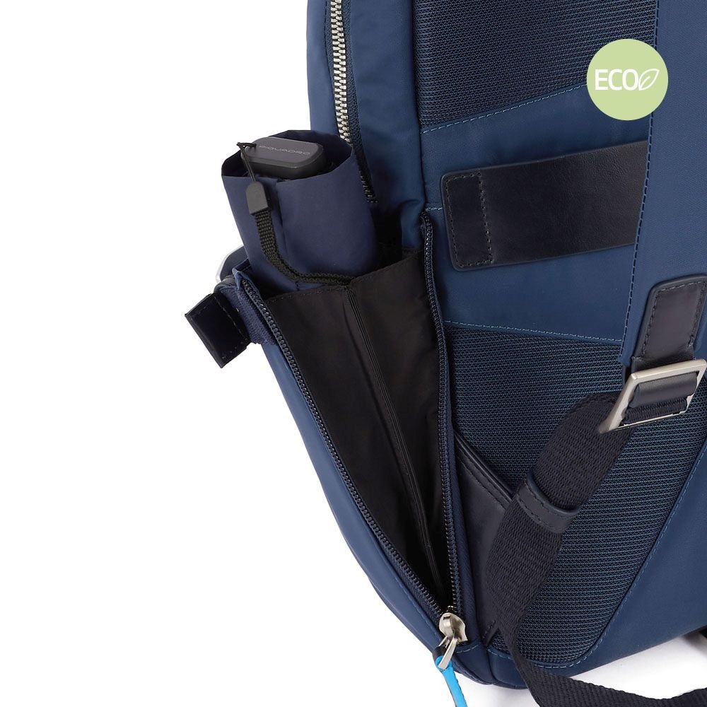 Zaino Piquadro Porta Pc E Porta Ipad In Tessuto Riciclato Blu Notte CA5699RY/BLU