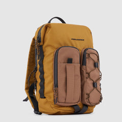 Piquadro CA5838W114 - Zaino Porta Computer 14" In Tessuto Riciclato Cuoio