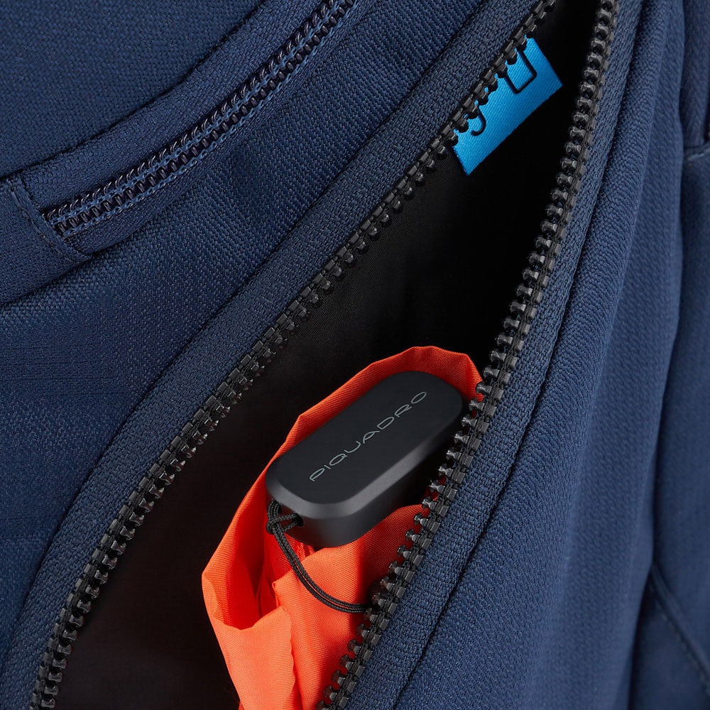 Piquadro CA5845W115 - Zaino Porta Computer 15,6" E Porta Ipad® Blu