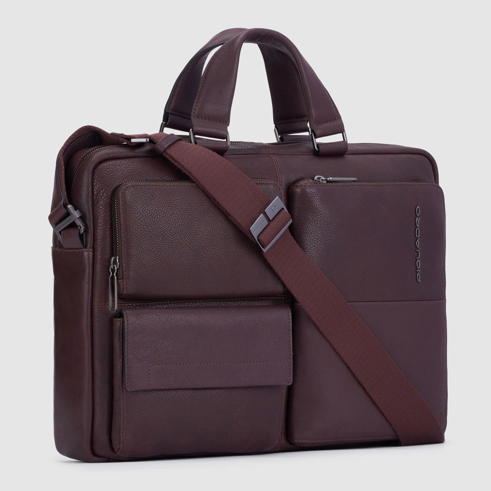 Piquadro CA5881W116 - Cartella Porta Computer 15,6" E Porta Ipad® Marrone