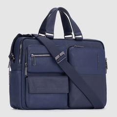 Piquadro CA5882W116 - Cartella Porta Computer 15,6" E Porta Ipad®Pro Blu Notte