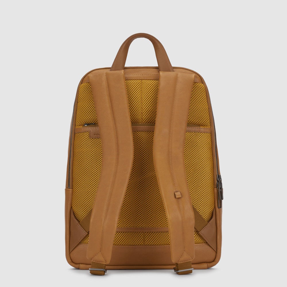 Piquadro CA5884W116 - Zaino Porta Computer 14" E Porta Ipad® Senape