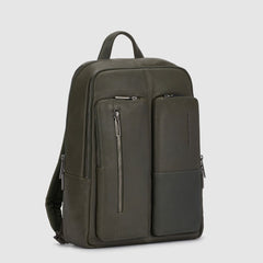 Piquadro CA5884W116 - Zaino Porta Computer 14" E Porta Ipad® Verde Militare