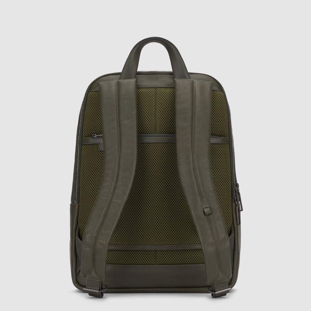 Piquadro CA5884W116 - Zaino Porta Computer 14" E Porta Ipad® Verde Militare