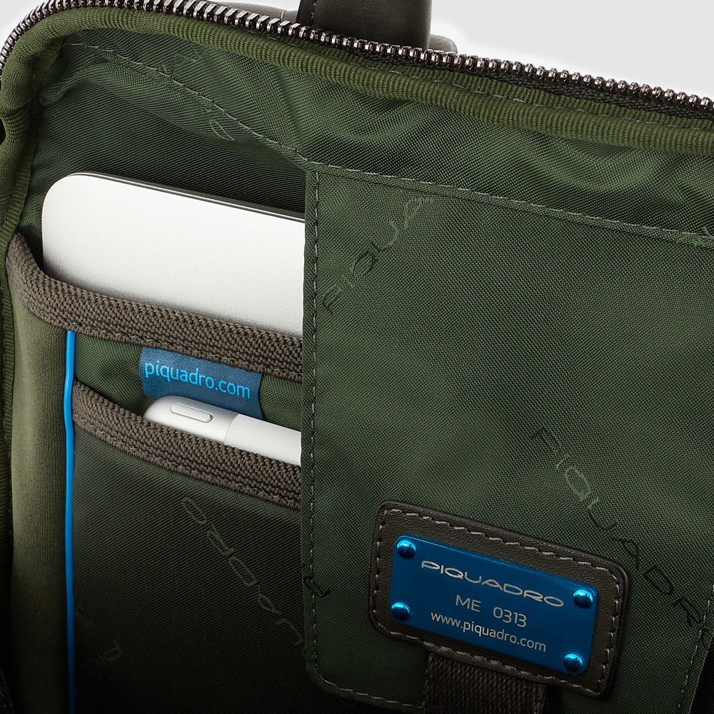 Piquadro CA5884W116 - Zaino Porta Computer 14" E Porta Ipad® Verde Militare