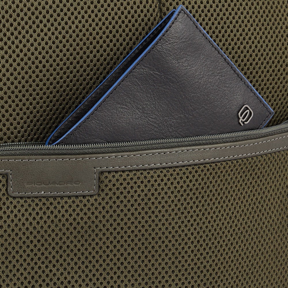 Piquadro CA5884W116 - Zaino Porta Computer 14" E Porta Ipad® Verde Militare
