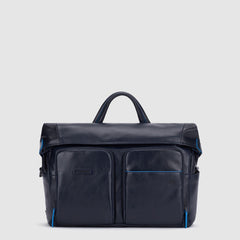 Piquadro CA5942B2V - Messenger Roll Top Porta Computer 14" E Ipad®Pro Blu Notte