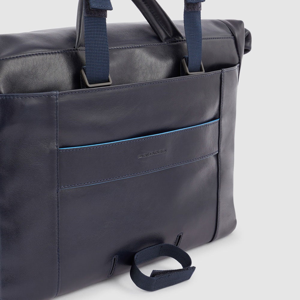 Piquadro CA5942B2V - Messenger Roll Top Porta Computer 14" E Ipad®Pro Blu Notte