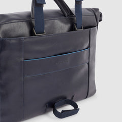 Piquadro CA5942B2V - Messenger Roll Top Porta Computer 14" E Ipad®Pro Blu Notte