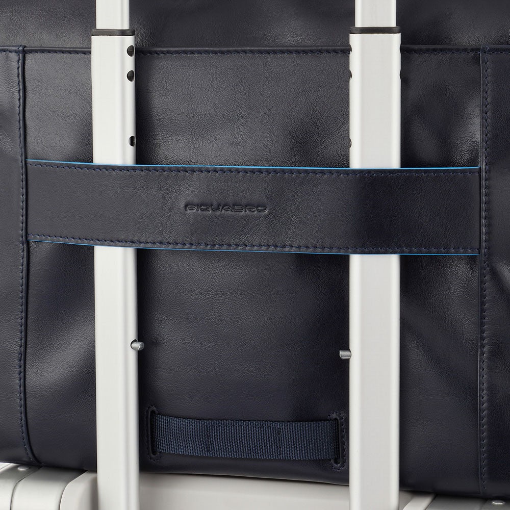 Piquadro CA5942B2V - Messenger Roll Top Porta Computer 14" E Ipad®Pro Blu Notte