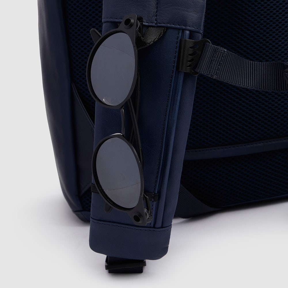 Piquadro CA5987S123/N Zaino Porta Computer 14" Con Cinghia Pettorale Nero